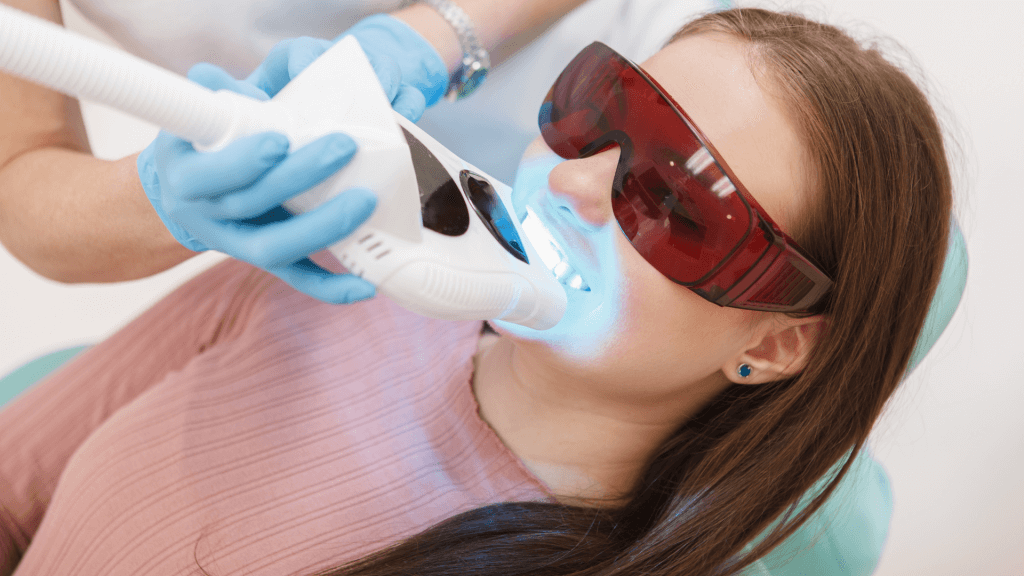 bleaching beim zahnarzt